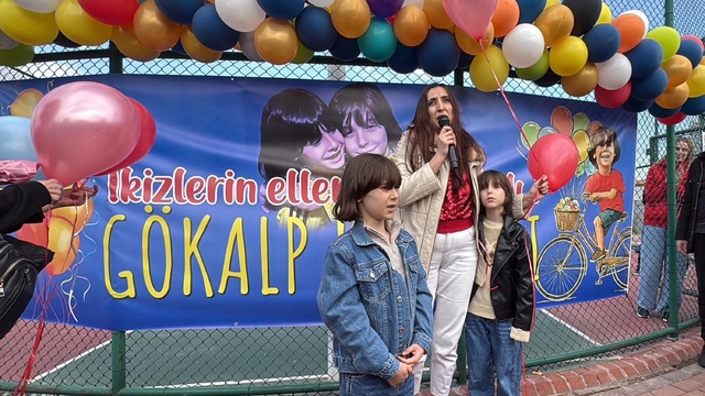 Kampanyası tamamlanan DMD'li Gökalp için bir araya gelip, gökyüzüne balon bıraktılar