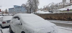 Van Başkale’de kar yağışı