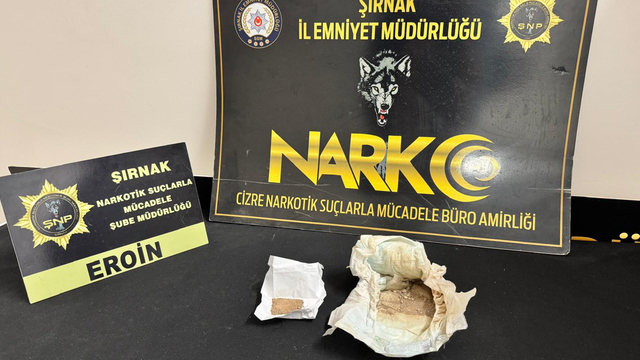 Şırnak'ta çocuk bezine gizlenmiş 42,08 gram eroin ele geçirildi