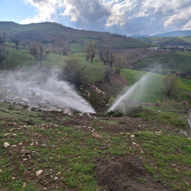 Adıyaman Recep Grup Suyu hattında arıza