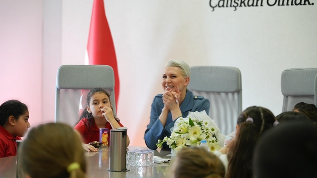 Miniklerden Başkan Subaşı'na ziyaret