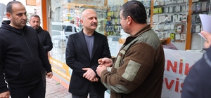 Vali Varol’dan esnafa ziyaret
