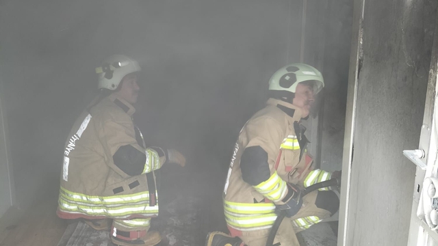 Kahramanmaraş'ta ikamette yangın