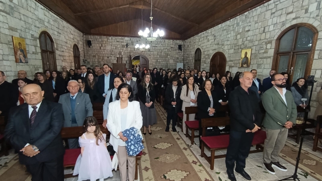 Samandağ ilçesinde Paskalya ayini düzenlendi