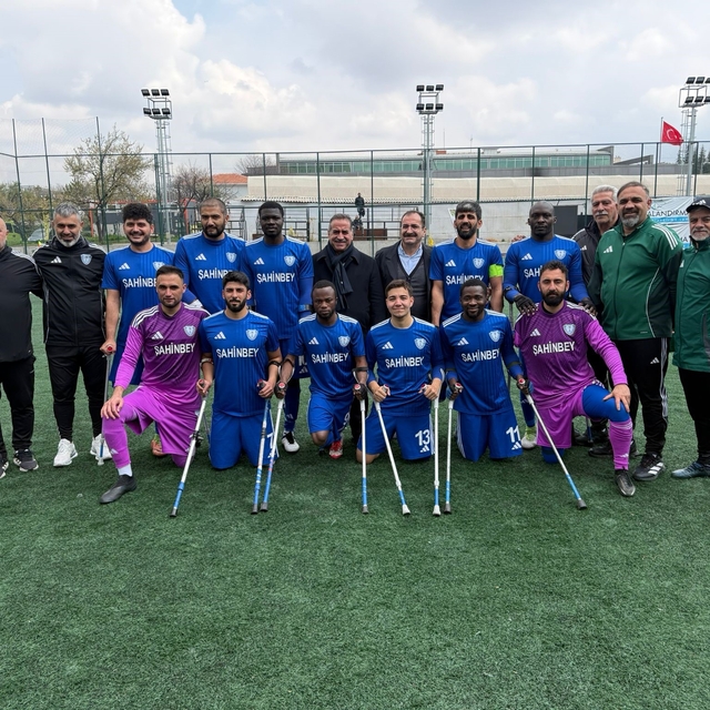 Şahinbey Ampute'den net skor 1-0