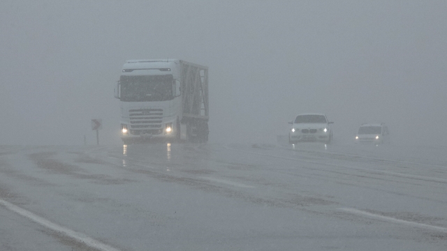 Van'da 50 yerleşim yerinin yolu kapalı
Van'da kar yağışı ve sis Kurubaş Geçidi'nde etkili oldu