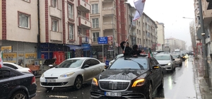 Kars’ta İran’a destek konvoyu