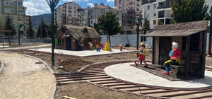 Atıl alandan masal dünyasına Tomurcuk Masal Parkı