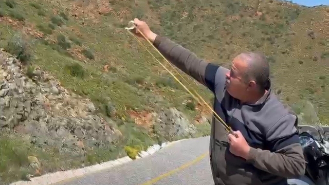 Marmaris'te sapanla  tohum topu attılar