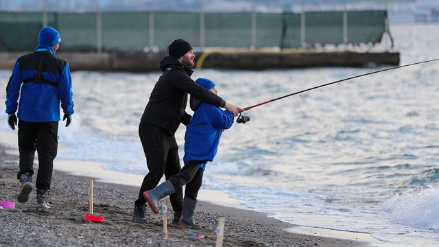Aliağa'da "At-Çek Balık Avı Festivali" coşkusu