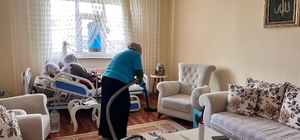 Ağrı’da "Vefa Projesi" kapsamında bin 58 vatandaşa evde temizlik hizmeti