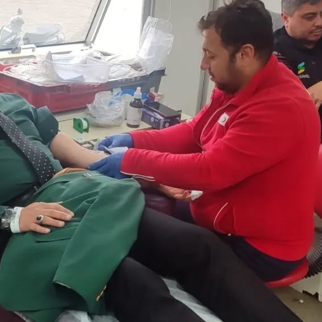 Yenipazar İlçe Milli Eğitim'den kan bağışına destek