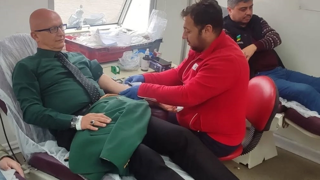 Yenipazar İlçe Milli Eğitim'den kan bağışına destek