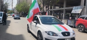 Iğdır’da 500 araçlık konvoyla "Zalimin Karşısındayız" mesajı