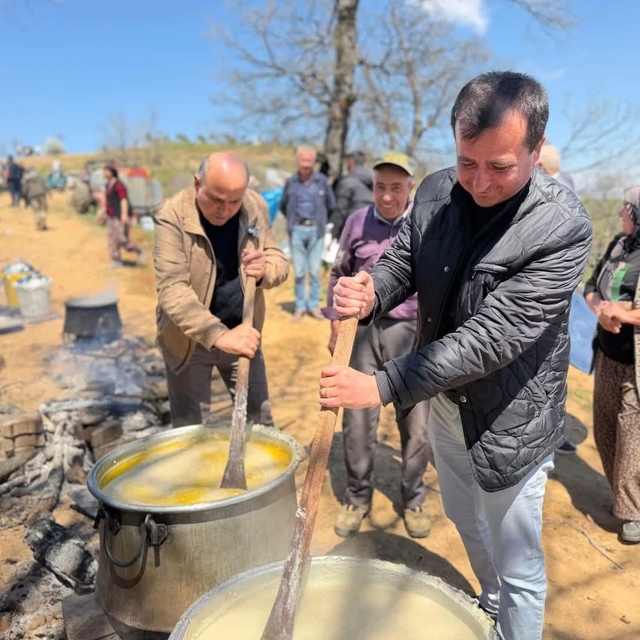 Kızılçukur'da yağmur duası geleneği yaşatıldı