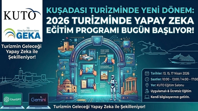 KUTO'da Yapay Zeka Eğitimi bugün başlıyor