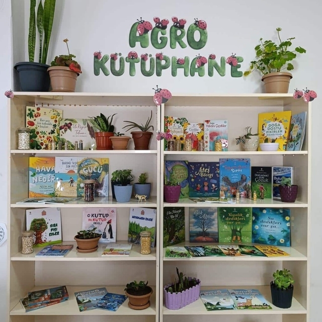 Aydıntepe'de öğrenciler için 'Agro Kütüphanesi' oluşturuldu