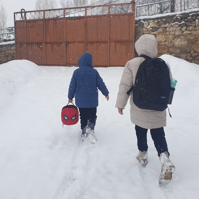 Van'da kar yağışı; 93 yerleşim yeri ulaşıma kapandı