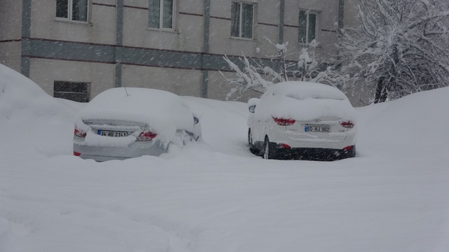 Bitlis'te 111 köy yolu ulaşıma kapandı