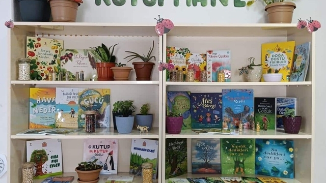 Aydıntepe'de öğrenciler için 'Agro Kütüphanesi' oluşturuldu