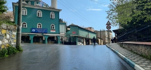 Dilovası'nda sokaklar sabunlu suyla yıkandı