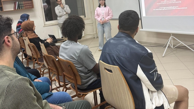 KYK yurdunda sıtma farkındalık eğitimi