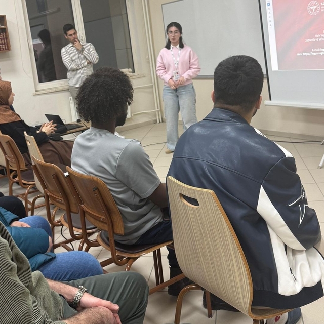 KYK yurdunda sıtma farkındalık eğitimi