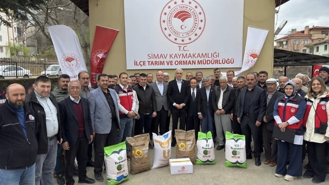 Simav'da çiftçilere yüzde 75 hibeli tohum desteği