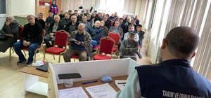 Tavşanlı’da üreticilere bitki koruma eğitimi