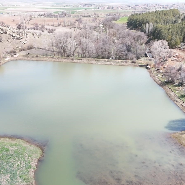 Tomarza'da yağışlar barajları doldurdu, çiftçinin yüzü güldü