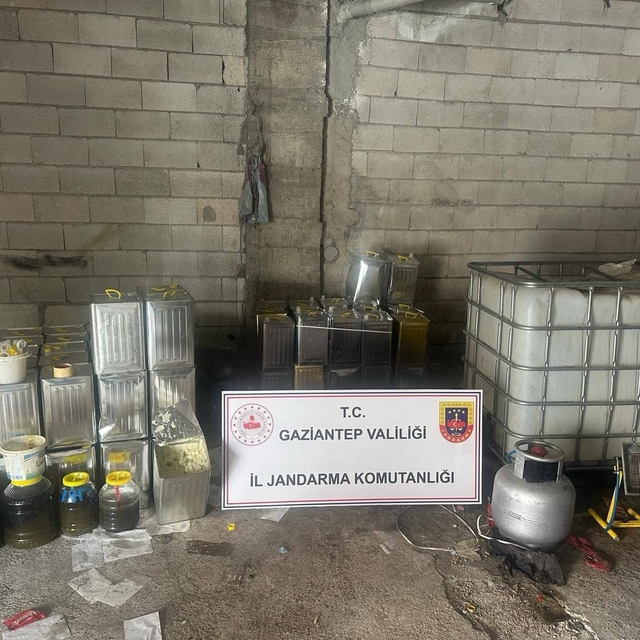 Gaziantep'te bin 500 litre sahte zeytinyağı ele geçirildi: 1 gözaltı