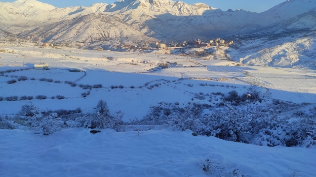Batman'da nisan ortasında kar sürprizi