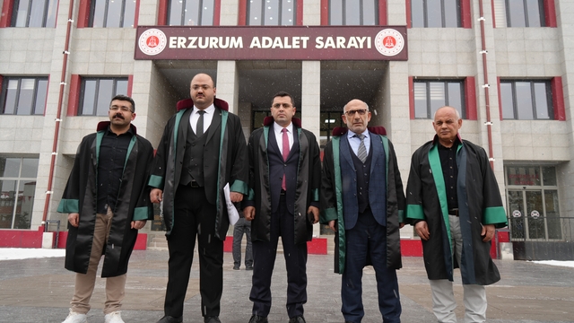 Erzurum'da Hukukçular Derneği'nden İsrail'e yasa tepkisi