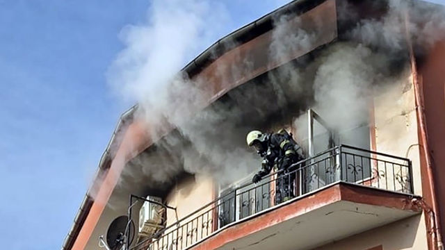 Milas'ta korkutan yangın