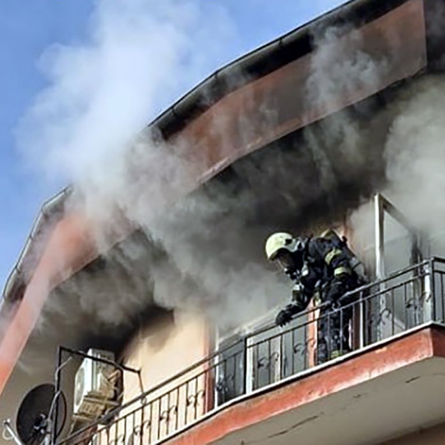 Milas'ta korkutan yangın