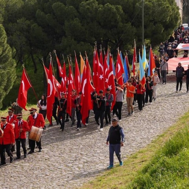 Atatürk'ün Ayvalık'a gelişinin 92. yıl dönümü törenle kutlandı