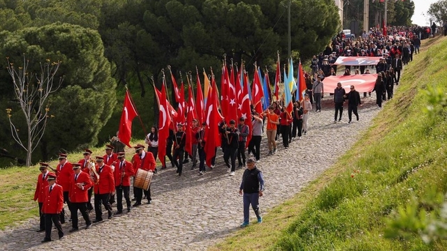 Atatürk'ün Ayvalık'a gelişinin 92. yıl dönümü törenle kutlandı
