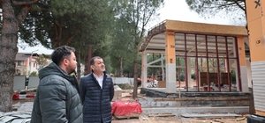 Denizli’nin modern sosyal tesisi hızla yükseliyor
