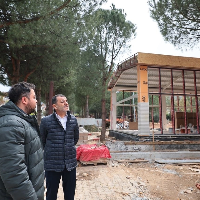 Denizli'nin modern sosyal tesisi hızla yükseliyor