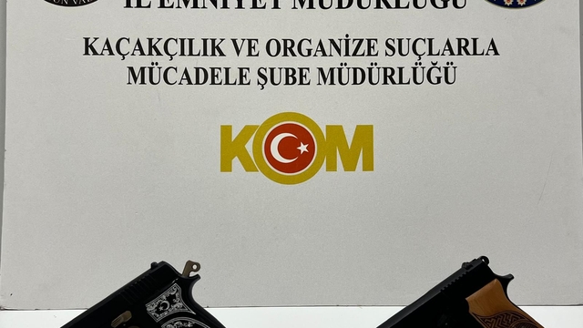 Samsun'da silah kaçakçılığı operasyonunda 2 zanlı yakalandı