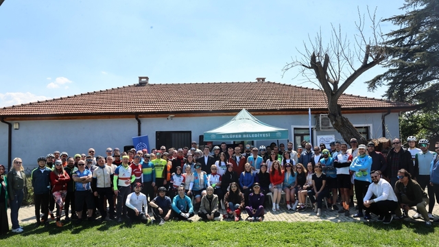 Granfondo Bursa öncesi bisikletliler Nilüfer'de buluştu