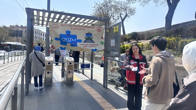 Konya'da otizm farkındalık etkinliği