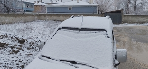 Van'da nisan ayında her yer beyaza büründü