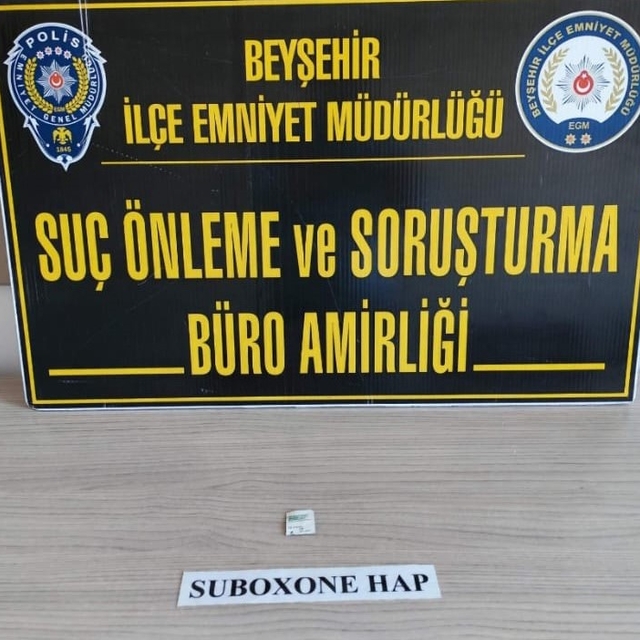 Beyşehir'de polis ekiplerinden uyuşturucu ve kaçakçılık operasyonu