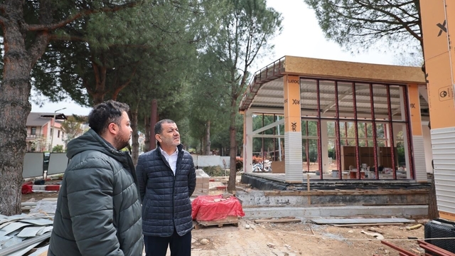 Denizli'nin modern sosyal tesisi hızla yükseliyor