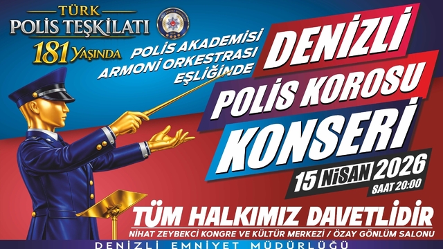 Denizli'de Polis Haftası'na özel konser düzenlenecek
