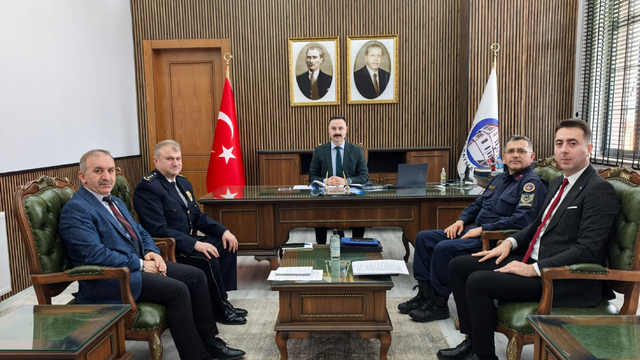 Havza'da Samsunspor maçları öncesi güvenlik toplantısı yapıldı