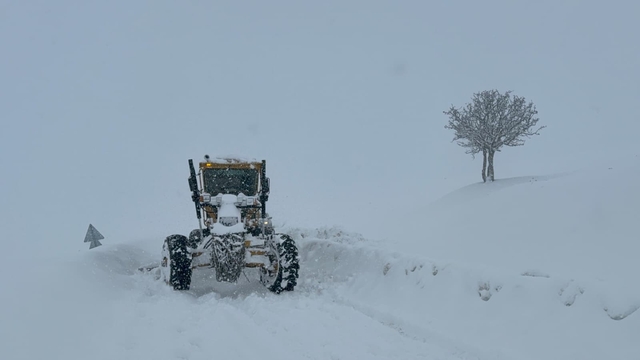 Muş'ta 55 köy yolu kapandı