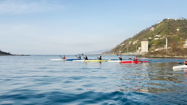 Rize'nin kanocuları Bahar Kupası yolunda