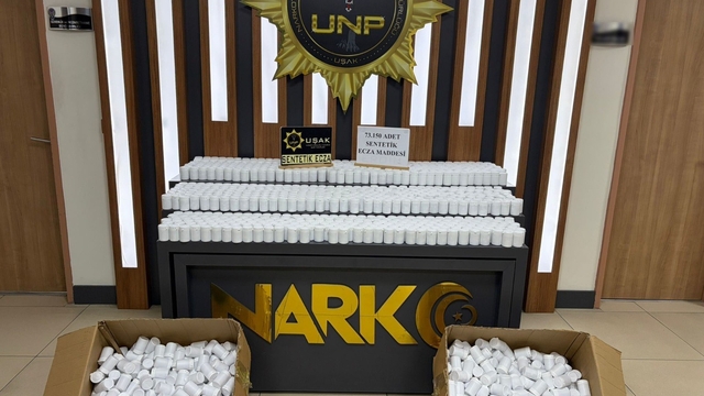 Uşak'ta uyuşturucu operasyonu: 3 tutuklama